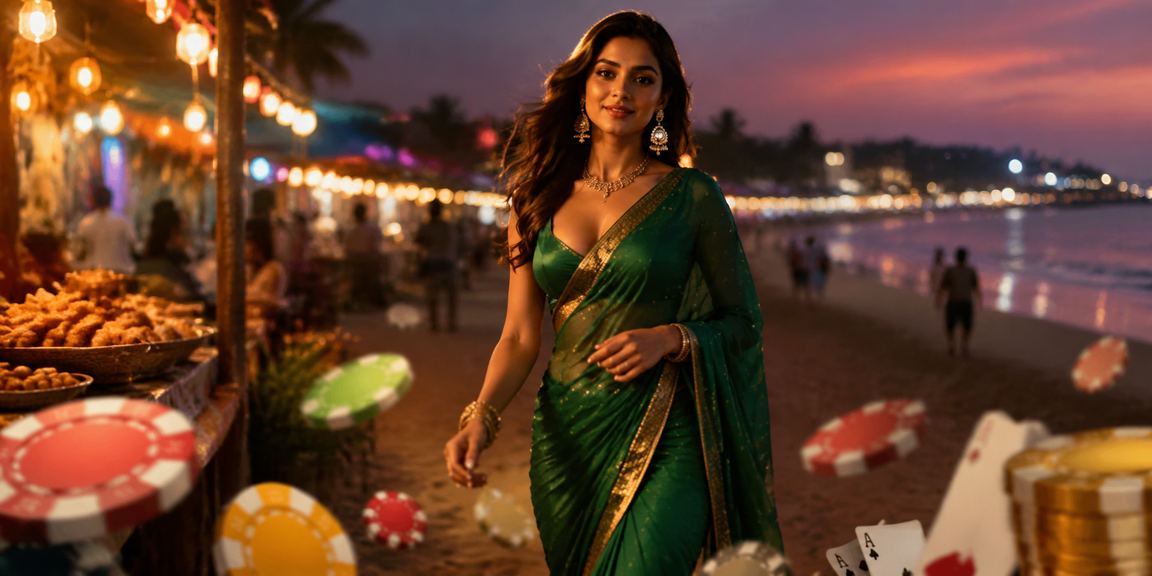 Social gaming at Goa beach with Teen Patti cards
